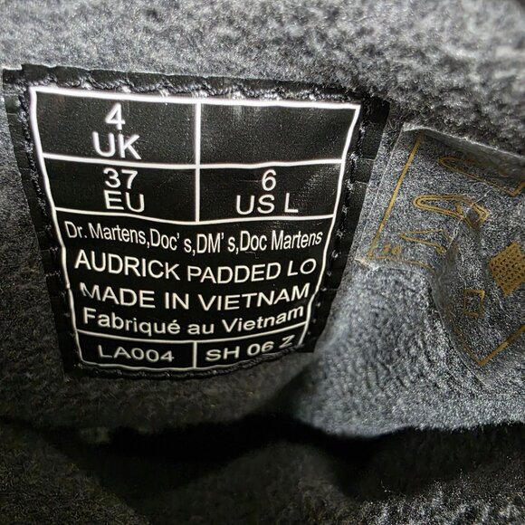 Dr. Martens Audrick Padded Lo Black Winter Boots Women’s 6 US / Men’s 5 US (Appr - Picture 2 of 9